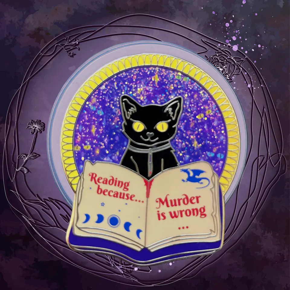 POPSOCKET READING CAT