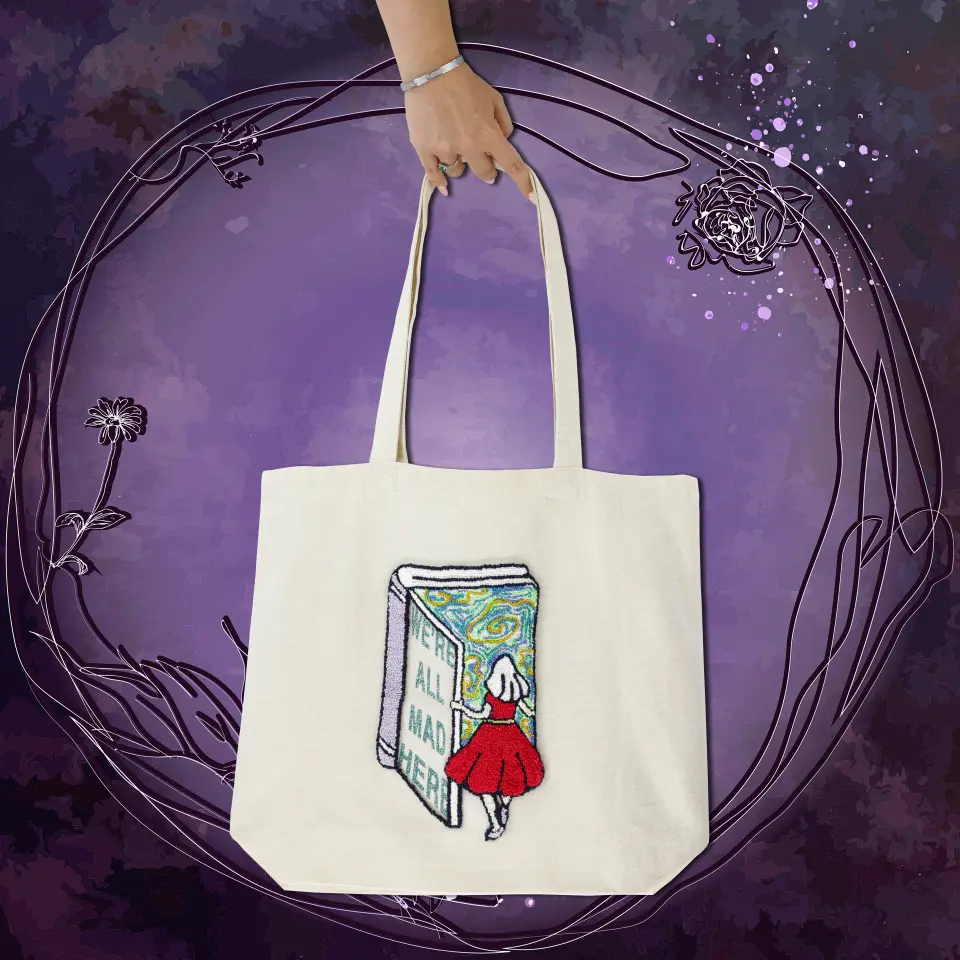 Totebag We're all mad here
